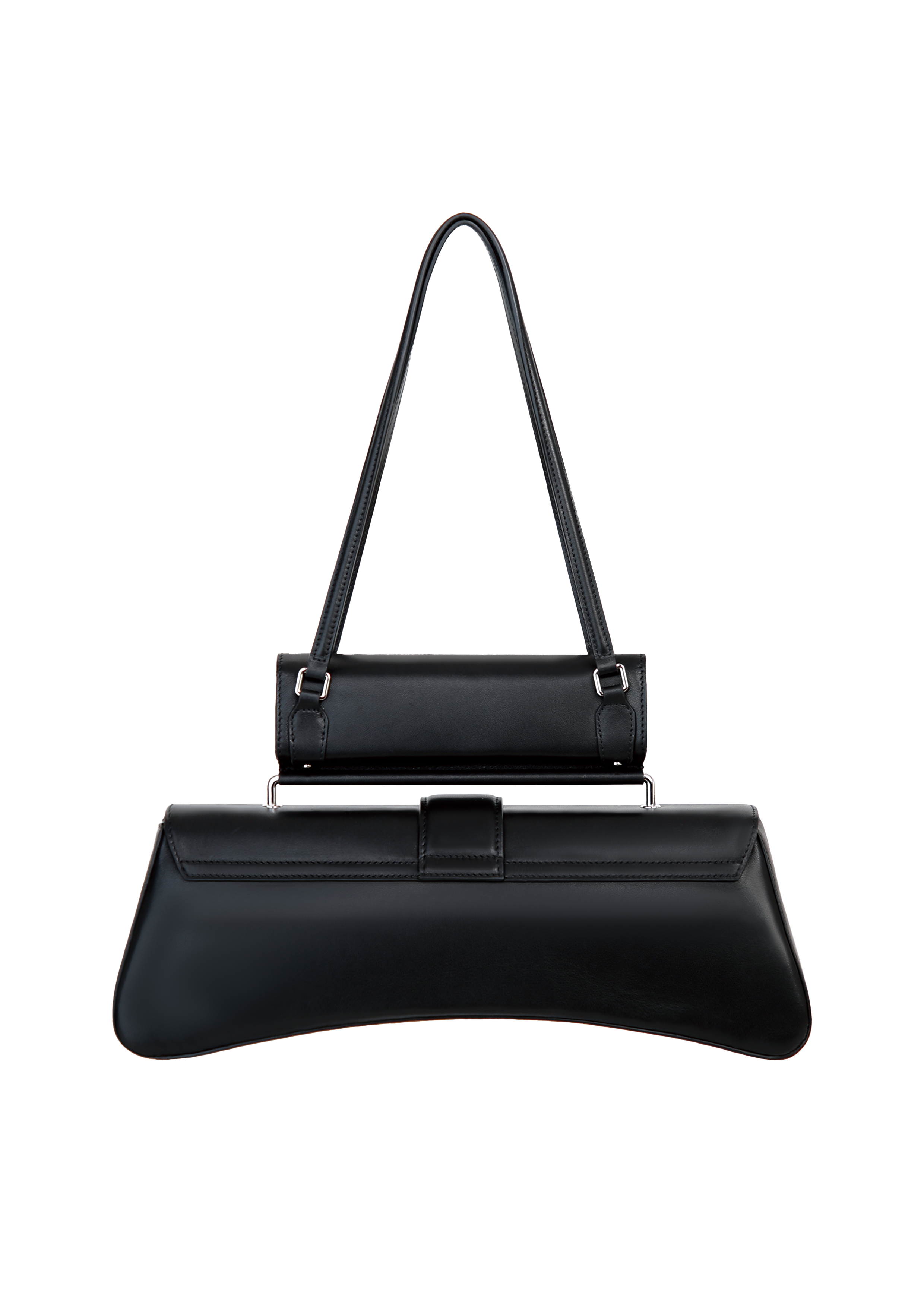 Marvos Rebel Chic East-West Leather Shoulder Bag