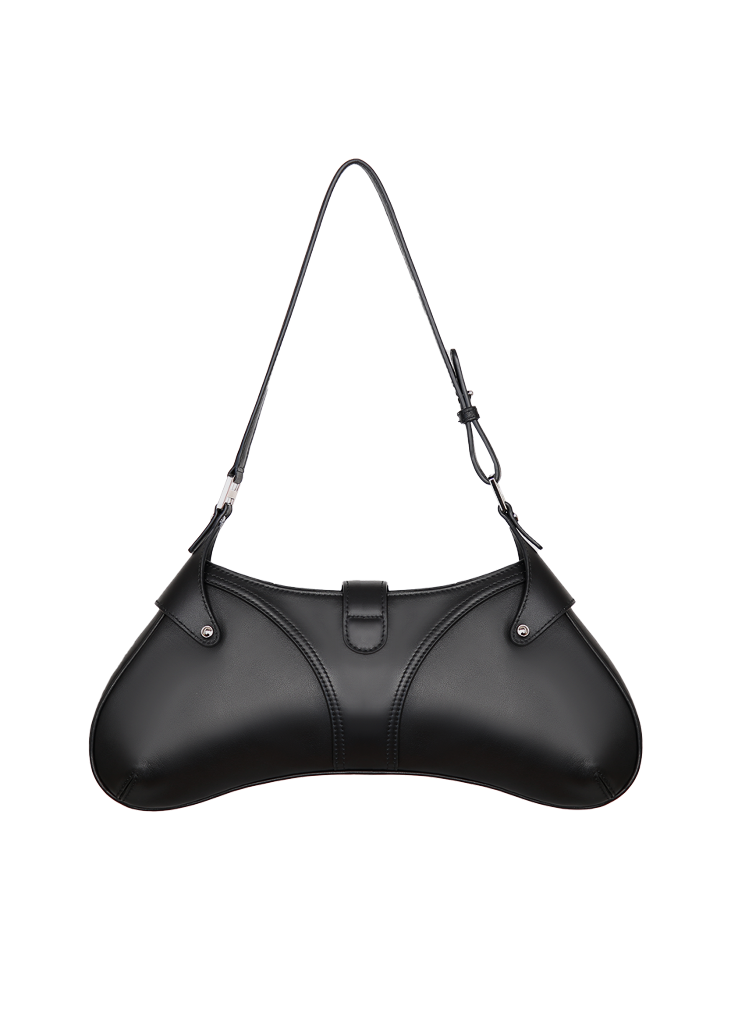 Marvos Moto Leather Hobo Bag