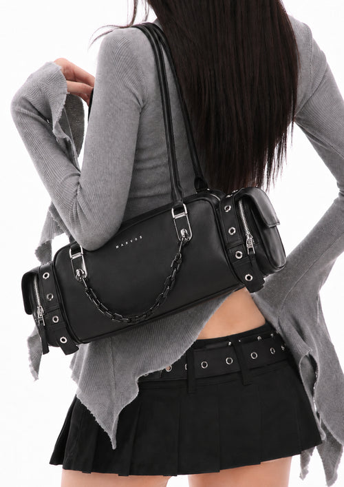 Marvos Edgy Barrel Boston Bag
