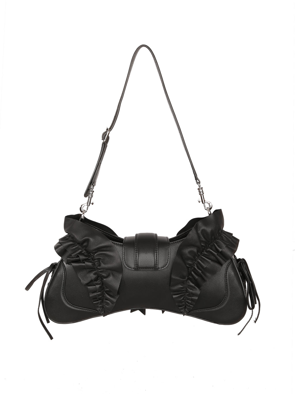 Marvos Dark Coquette Bow Hobo Bag
