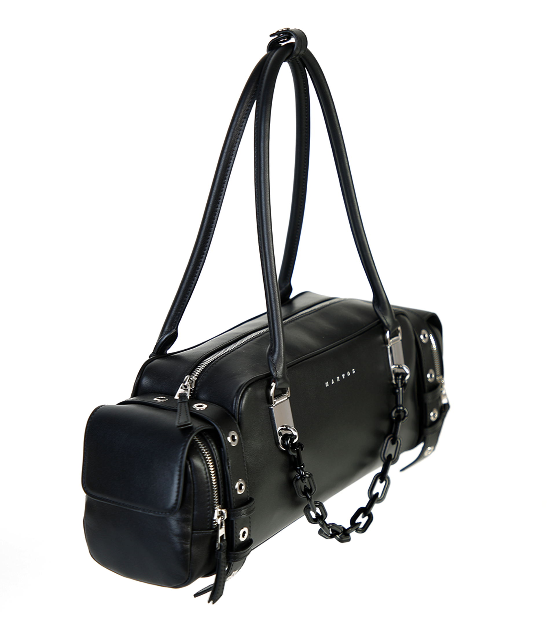 Marvos Edgy Barrel Boston Bag